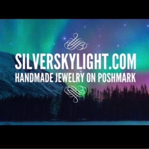 Handmade maille necklace with black obsidian bullet adjustable choker boho goth - Picture 16 of 16